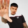 11 Degrees Colour Block T-Shirt Herre Sort