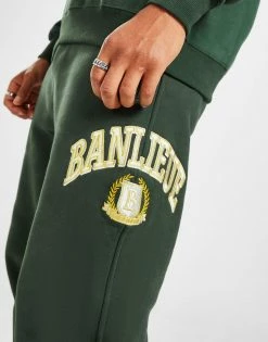 Banlieue Crest Joggers Grøn -Herretoj Salg jd 547365 e
