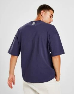 Banlieue College T-Shirt Blå -Herretoj Salg jd 547366 b