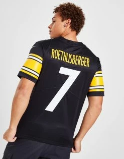 Nike NFL Pittsburgh Steelers Roethlisberger #7 Jersey Sort -Herretoj Salg jd 547395 b