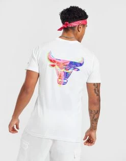 New Era NBA Chicago Bulls Neon Graphic T-Shirt Hvid -Herretoj Salg jd 547520 e