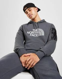 The North Face Bondi Large Logo Hoodie Grå