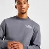 The North Face Bondi Crew Sweatshirt Grå -Herretoj Salg jd 549169 a