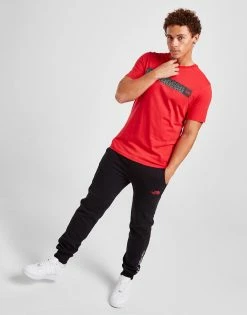 The North Face Small Line T-Shirt Rød -Herretoj Salg jd 549183 e