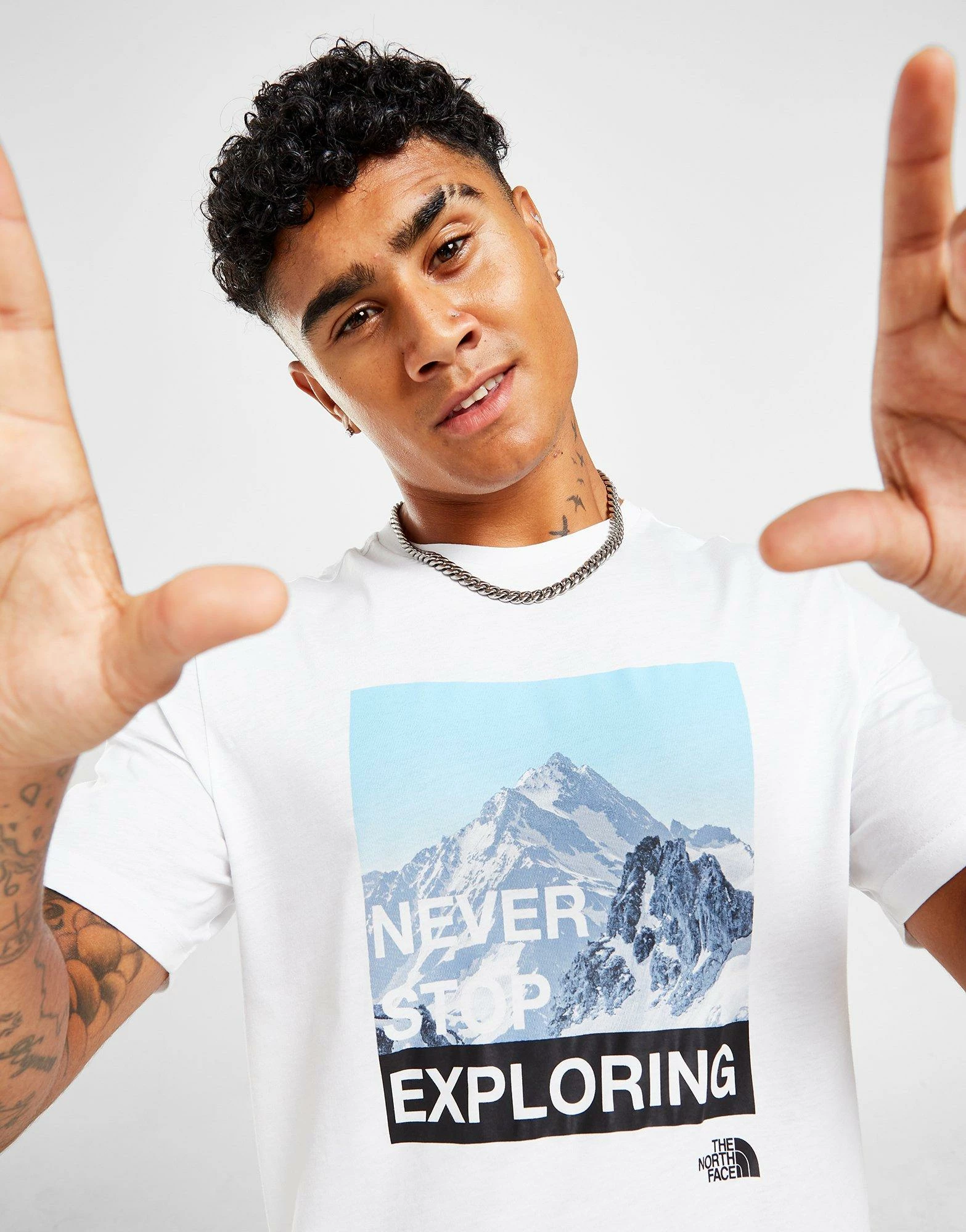 The North Face Snow Mountain T-Shirt Hvid 3 The North Face Snow Mountain T-Shirt Hvid