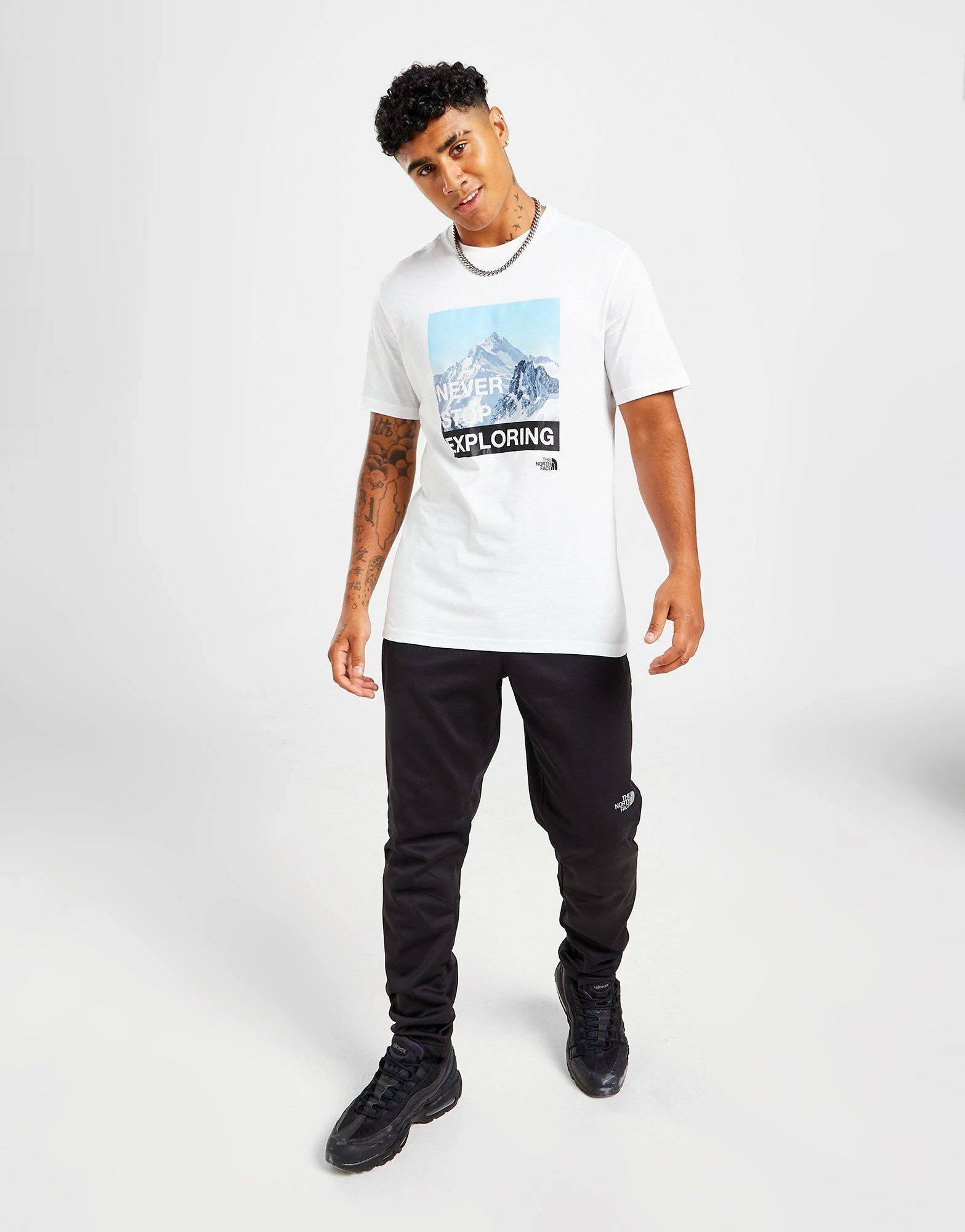 The North Face Snow Mountain T-Shirt Hvid 6 The North Face Snow Mountain T-Shirt Hvid - Billede 4