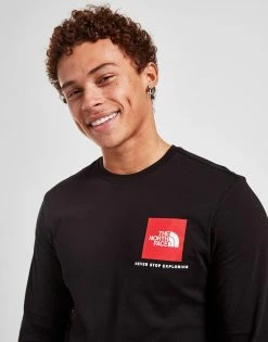 The North Face Fine Box Long Sleeve T-Shirt Sort -Herretoj Salg jd 549211 b