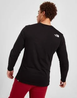 The North Face Fine Box Long Sleeve T-Shirt Sort -Herretoj Salg jd 549211 c