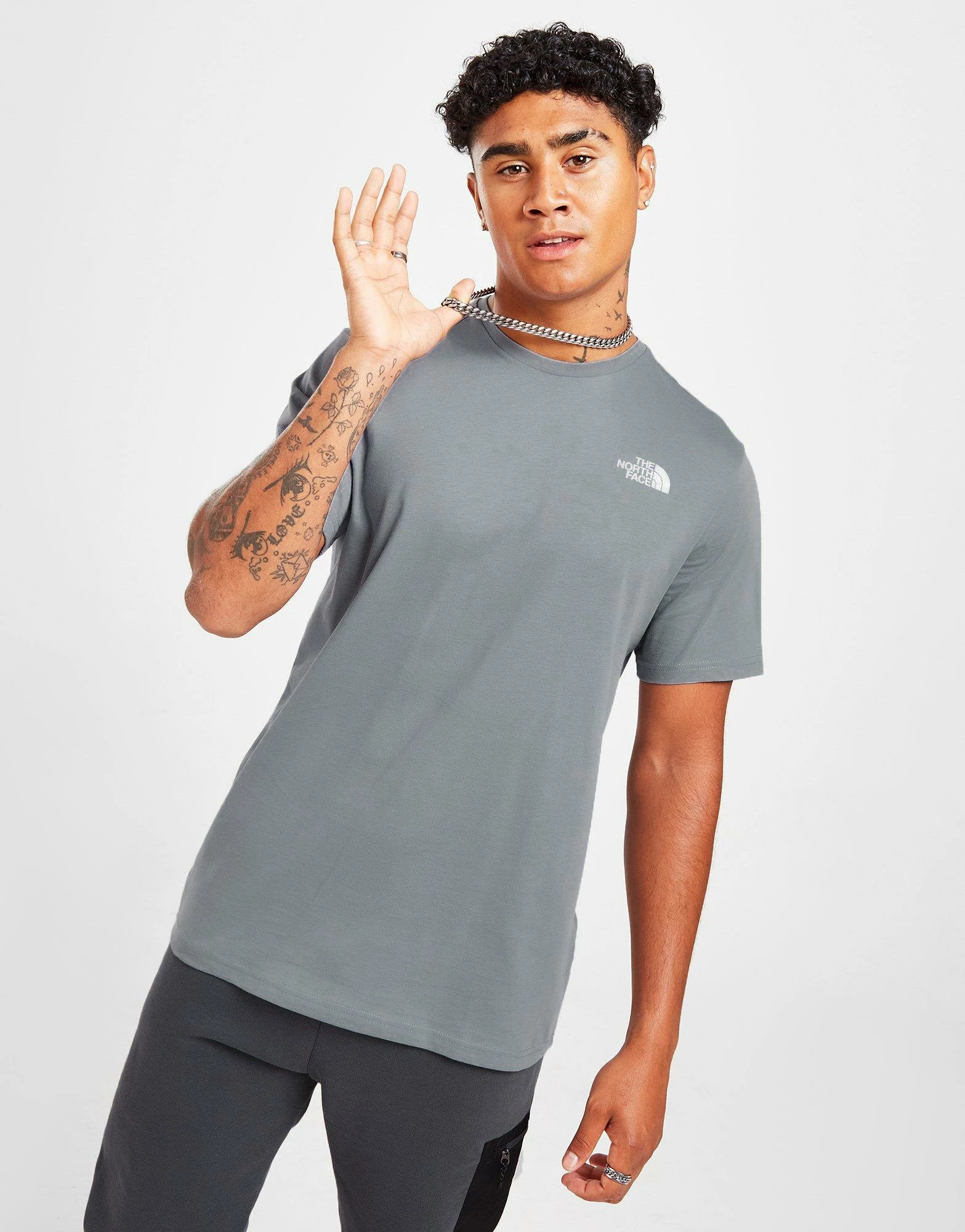 The North Face Back Mountain T-Shirt Herre Grå 4 The North Face Back Mountain T-Shirt Herre Grå - Billede 2