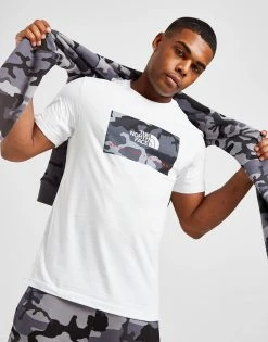 The North Face Camo Infill Logo T-Shirt Hvid