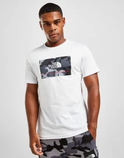 The North Face Camo Infill Logo T-Shirt Hvid -Herretoj Salg jd 549240 c