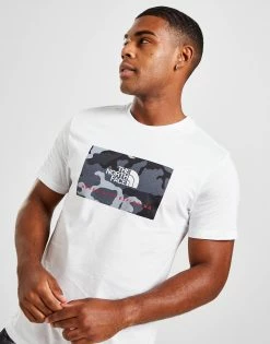 The North Face Camo Infill Logo T-Shirt Hvid -Herretoj Salg jd 549240 d