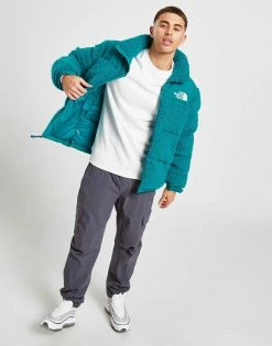 The North Face Nuptse Sherpa Jacket Blå -Herretoj Salg jd 549288 e