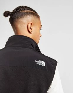 The North Face Denali Fleece Vest Jakke Herre Sort -Herretoj Salg jd 549290 h