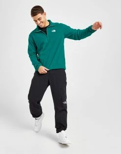 The North Face Glacier Fleece 1/4 Zip Top Blå -Herretoj Salg jd 549302 d