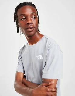 The North Face New Colour Block T-Shirt Grå -Herretoj Salg jd 549310 b