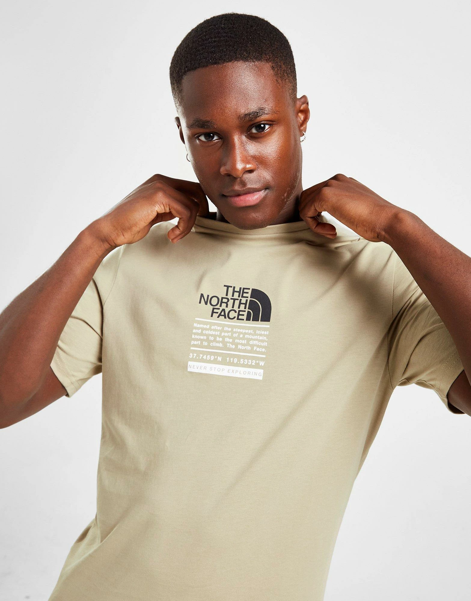 The North Face Notes T-Shirt Herre Brun 3 The North Face Notes T-Shirt Herre Brun
