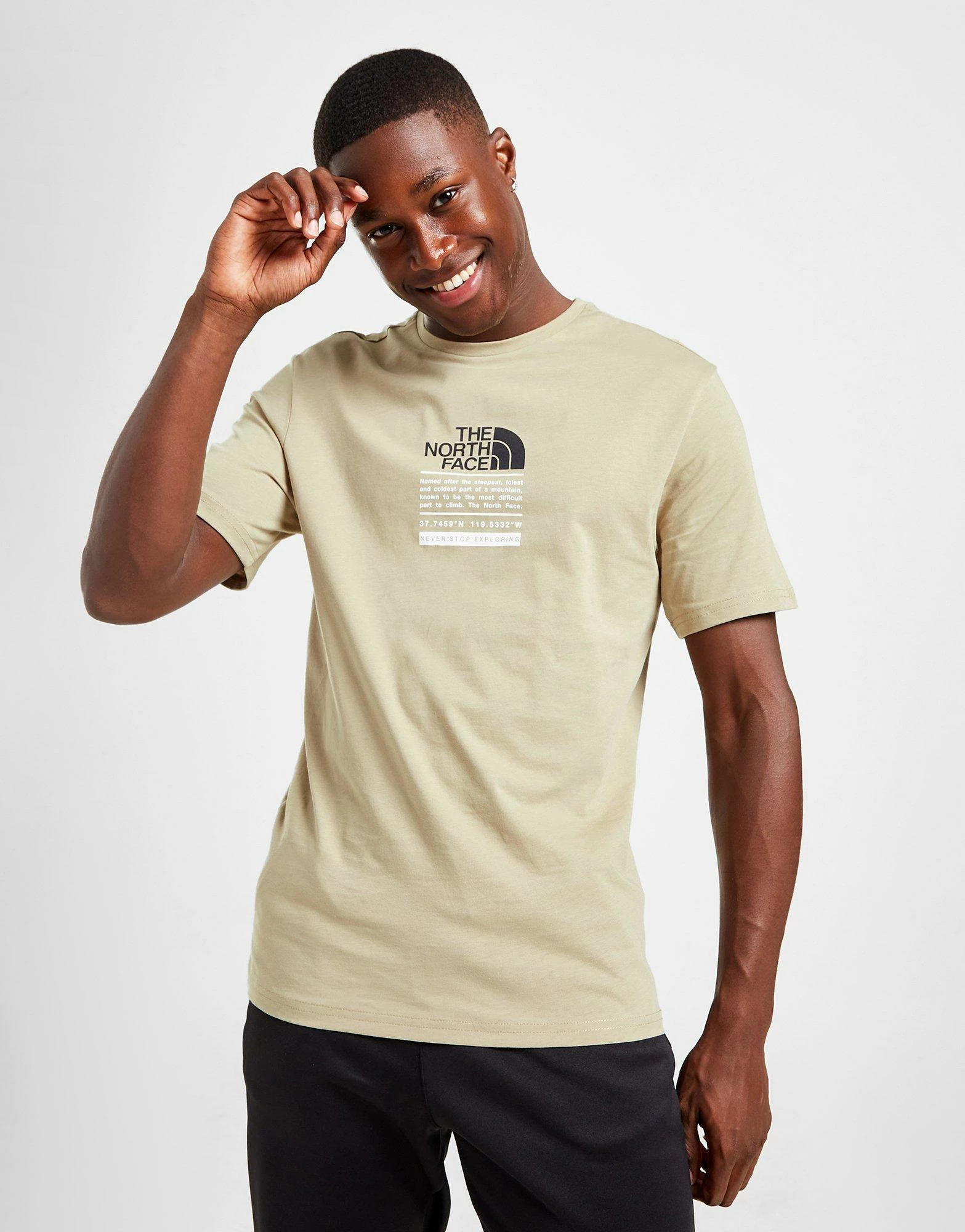 The North Face Notes T-Shirt Herre Brun 5 The North Face Notes T-Shirt Herre Brun - Billede 3