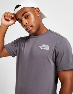 The North Face Two Tone Simple Dome T-Shirt Grå -Herretoj Salg jd 549323 c