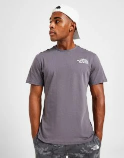 The North Face Two Tone Simple Dome T-Shirt Grå -Herretoj Salg jd 549323 d
