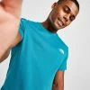 The North Face Simple Dome T-Shirt Herre Blå -Herretoj Salg jd 549332 a