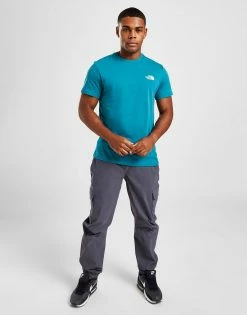 The North Face Simple Dome T-Shirt Herre Blå -Herretoj Salg jd 549332 d