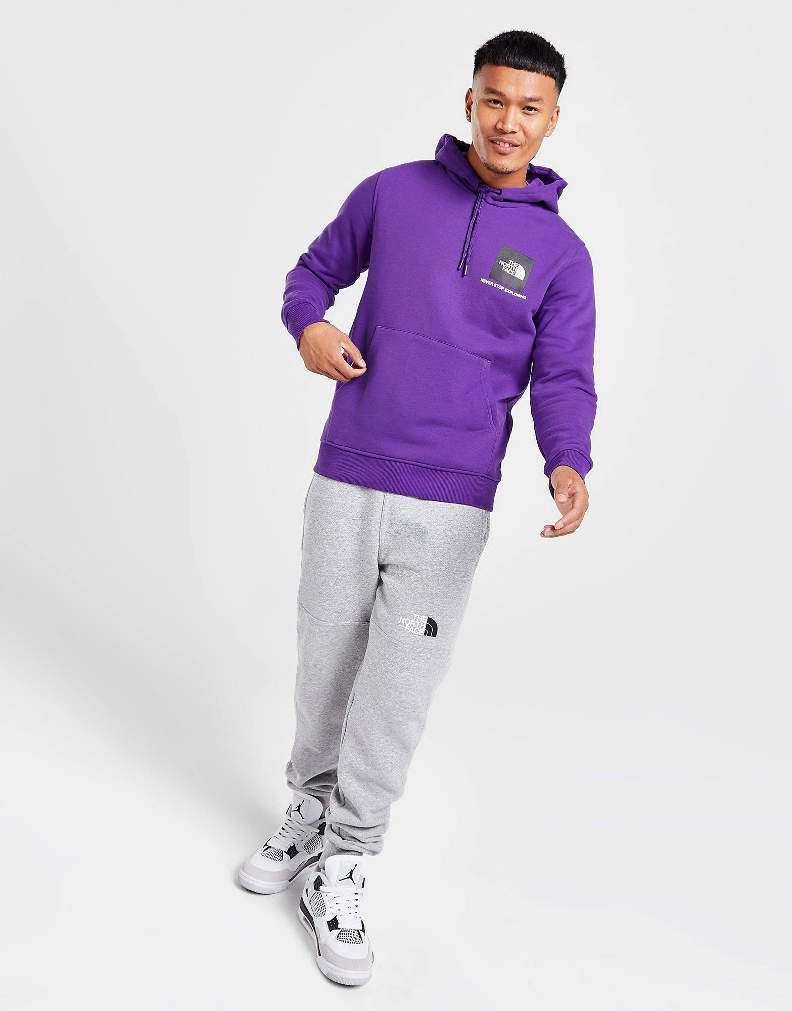 The North Face Fine Box Hættetrøje Herre Lilla 6 The North Face Fine Box Hættetrøje Herre Lilla - Billede 4