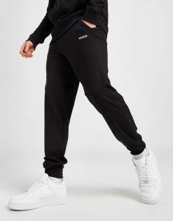 HUGO Daratschi Square Patch Overhead Hoodie Sort 9 HUGO Daratschi Square Patch Overhead Hoodie Sort -Herretoj Salg jd 549723 c