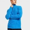 Peter Storm 1/2 Zip Fleece Top Blå -Herretoj Salg jd 551146 a