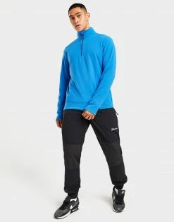 Peter Storm 1/2 Zip Fleece Top Blå -Herretoj Salg jd 551146 c