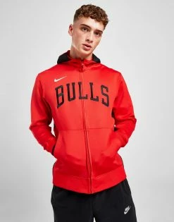 Nike NBA Chicago Bulls Showtime Hoodie Rød -Herretoj Salg jd 551253 c