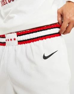 Nike NBA Chicago Red Bulls Swingman Shorts Hvid -Herretoj Salg jd 551263 e
