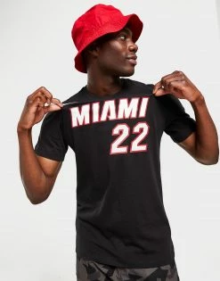 Nike NBA Miami Heat Butler #22 T-Shirt Sort -Herretoj Salg jd 551353 e