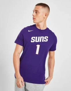 Nike NBA Phoenix Suns Booker #1 T-Shirt Lilla -Herretoj Salg jd 551376 c