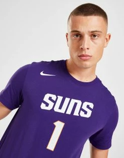 Nike NBA Phoenix Suns Booker #1 T-Shirt Lilla -Herretoj Salg jd 551376 d