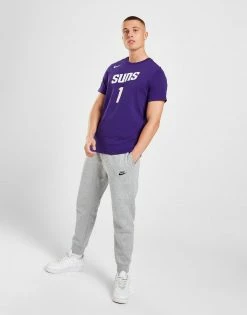 Nike NBA Phoenix Suns Booker #1 T-Shirt Lilla -Herretoj Salg jd 551376 e