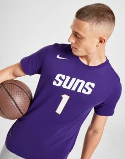 Nike NBA Phoenix Suns Booker #1 T-Shirt Lilla -Herretoj Salg jd 551376 f
