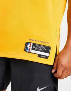 Nike NBA Los Angeles Lakers James #6 Swingman Jersey Gul -Herretoj Salg jd 551518 d