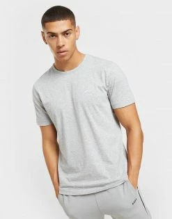 BOSS Core Curved Logo T-Shirt Grå