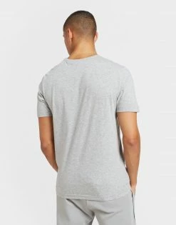 BOSS Core Curved Logo T-Shirt Grå 9 BOSS Core Curved Logo T-Shirt Grå -Herretoj Salg jd 551573 d