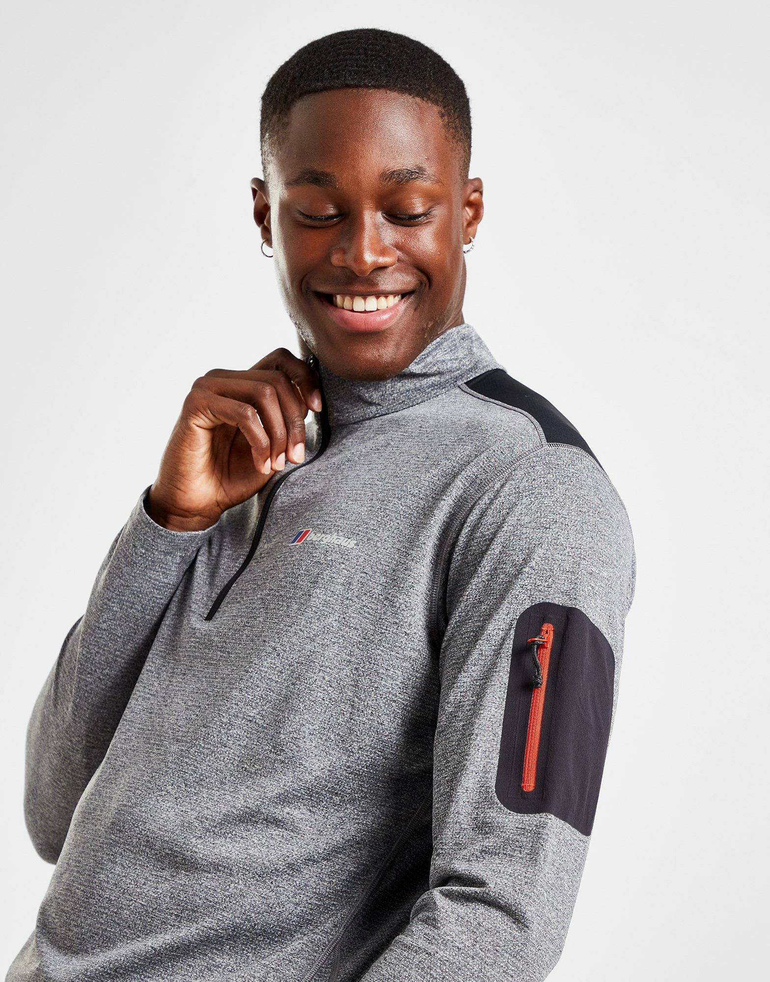 Berghaus Explorer 1/4 Zip Long Sleeve Top Grå 6 Berghaus Explorer 1/4 Zip Long Sleeve Top Grå - Billede 4