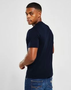 Emporio Armani EA7 Visibility Logo T-Shirt Blå -Herretoj Salg jd 551977 c