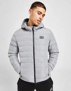 Emporio Armani EA7 Baffle Jakke Herre Grå -Herretoj Salg jd 551982 b