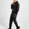 Emporio Armani EA7 Tape Poly Tracksuit Sort -Herretoj Salg jd 551985 a