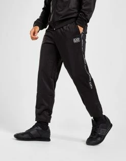 Emporio Armani EA7 Tape Poly Tracksuit Sort -Herretoj Salg jd 551985 c