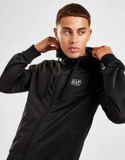 Emporio Armani EA7 Tape Poly Tracksuit Sort -Herretoj Salg jd 551985 e