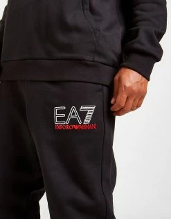 Emporio Armani EA7 Visible Silicone Joggers Sort -Herretoj Salg jd 551989 d
