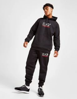 Emporio Armani EA7 Visible Silicone Joggers Sort -Herretoj Salg jd 551989 e