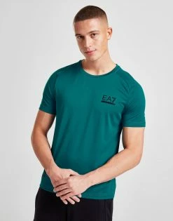 Emporio Armani EA7 Ventus Poly T-Shirt Blå -Herretoj Salg jd 552003 c