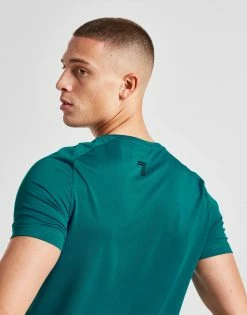 Emporio Armani EA7 Ventus Poly T-Shirt Blå -Herretoj Salg jd 552003 d